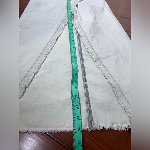 Sincerely Jules Jean High Cut Long Skirt sz 9 / 29 - Picture 5 of 10